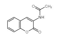 3-乙酰氨基香豆素结构式