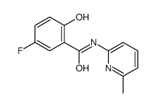 Benzamide, 5-fluoro-2-hydroxy-N-(6-methyl-2-pyridinyl)- (9CI) structure
