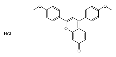 1-Benzopyrylium, 7-hydroxy-2,4-bis(4-methoxyphenyl)-, chloride picture