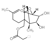Trichothec-9-ene-3,4,15-triol, 12,13-epoxy-, 15- (chloroacetate), (3.alpha.,4.beta.)- Structure
