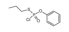 O-Phenyl S-propyl phosphorochloridothiolate结构式