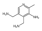 3-amino-4,5-bis(aminomethyl)-2-methylpyridine Structure