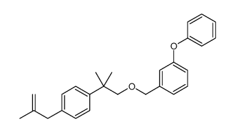 1-((2-(4-(2-Methyl-1-propenyl)phenyl)-2-methylpropoxy)methyl)-3-phenox ybenzene结构式