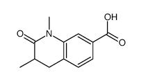 7-Quinolinecarboxylicacid,1,2,3,4-tetrahydro-1,3-dimethyl-2-oxo-(9CI) structure