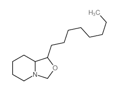 3H-Oxazolo[3,4-a]pyridine,hexahydro-1-octyl-结构式