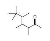 3,4,5,6,6-pentamethylhept-4-en-2-one Structure