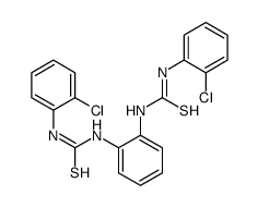 1-(2-chlorophenyl)-3-[2-[(2-chlorophenyl)carbamothioylamino]phenyl]thiourea Structure