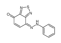 7-(phenylhydrazinylidene)-2,1,3-benzothiadiazol-4-one结构式