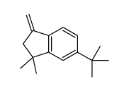 6-tert-butyl-1,1-dimethyl-3-methylidene-2H-indene结构式