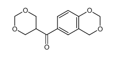 [4H] 1,3-benzo-dioxine-5-yl-1,3-dioxane结构式