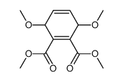 1,2-dicarbomethoxy-3,6-dimethoxy-1,4-cyclohexa-1,4-diene结构式