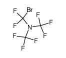 1-Brom-1,1-difluor-N,N-bis(trifluormethyl)methanamin Structure