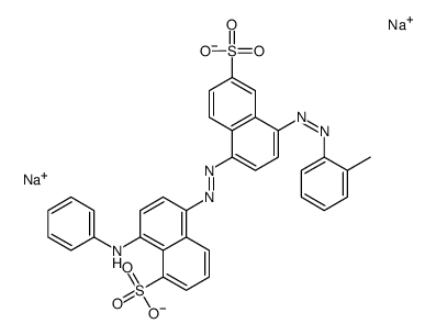 disodium 5-[[4-[(2-methylphenyl)azo]-6(or 7)-sulphonato-1-naphthyl]azo]-8-(phenylamino)naphthalenesulphonate picture