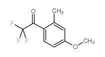 2,2,2-trifluoro-1-(4-methoxy-2-methylphenyl)ethanone Structure