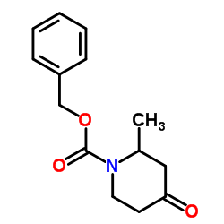 Benzyl 2-methyl-4-oxo-1-piperidinecarboxylate Structure
