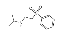 N-[2-(phenylsulfonyl)ethyl]propan-2-amine结构式