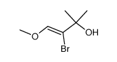 (Z)--3-Bromo-4-methoxy-2-methyl-3-buten-2-ol结构式