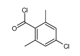 Benzoyl chloride, 4-chloro-2,6-dimethyl- (9CI) Structure