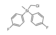 (chloromethyl)bis(4-fluorophenyl)methylsilane结构式