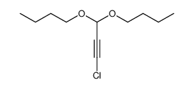 chloro-propiolaldehyde dibutylacetal Structure