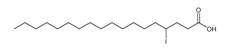 4-iodo-octadecanoic acid Structure