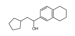 2-cyclopentyl-1-(5,6,7,8-tetrahydro-[2]naphthyl)-ethanol Structure