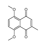 5,8-dimethoxy-3-methyl-1,4-naphthaquinone Structure