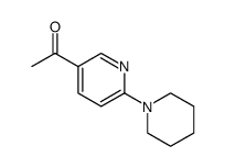 Ethanone, 1-[6-(1-piperidinyl)-3-pyridinyl]结构式