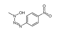 N-methyl-N-[(4-nitrophenyl)diazenyl]hydroxylamine Structure
