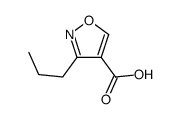 3-丙基-4-异噁唑羧酸结构式