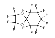 perfluoro-1,4-dioxaspiro(4.5)decane结构式