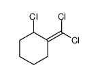 1-chloro-2-(dichloromethylidene)cyclohexane Structure
