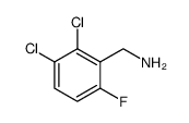 2,3-DICHLORO-6-FLUOROBENZYLAMINE结构式