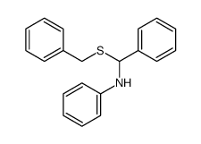 N-(α-benzylsulfanyl-benzyl)-aniline结构式