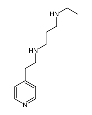 N-ethyl-N'-(2-pyridin-4-ylethyl)propane-1,3-diamine结构式
