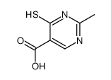 5-Pyrimidinecarboxylic acid, 1,4-dihydro-2-methyl-4-thioxo- (9CI) structure