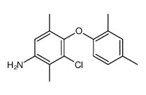 3-chloro-4-(2,4-dimethylphenoxy)-2,5-dimethylaniline Structure