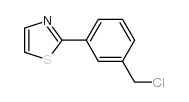 2-(3氯甲基苯基)噻唑结构式