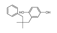 2-(2,2-dimethyl-3-phenylpropyl)benzene-1,4-diol结构式