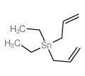 Stannane, diethyldi-2-propenyl- Structure