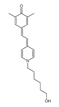 1-(6-Hydroxyhexyl)-4-<(3,5-dimethyl-4-oxocyclohexa-2,5-dienylidene)ethylidene>-1,4-dihydropyridine Structure