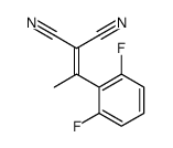 2-[1-(2,6-difluorophenyl)ethylidene]propanedinitrile Structure