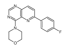 4-[6-(4-fluorophenyl)pyrido[3,2-d]pyrimidin-4-yl]morpholine Structure