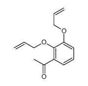 1-[2,3-bis(prop-2-enoxy)phenyl]ethanone结构式