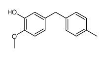 2-methoxy-5-[(4-methylphenyl)methyl]phenol结构式