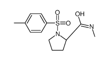 (2S)-N-methyl-1-(4-methylphenyl)sulfonylpyrrolidine-2-carboxamide结构式