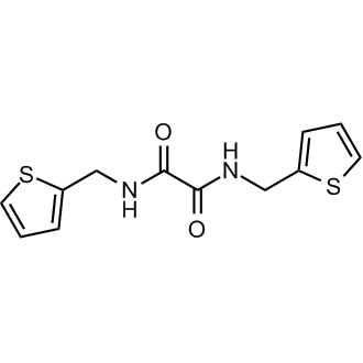 N1,N2-双(噻吩-2-基甲基)草酰胺结构式