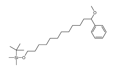 tert-butyl-(12-methoxy-12-phenyldodecoxy)-dimethylsilane结构式
