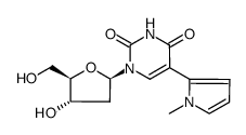 5-(1-methylpyrrol-2-yl)-2'-deoxyuridine Structure