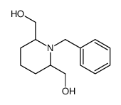 [1-benzyl-6-(hydroxymethyl)piperidin-2-yl]methanol Structure